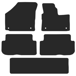 Volkswagen Touran MK1 Second Facelift Car Mats 5-Piece