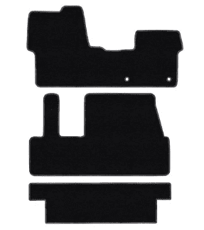 Citroen SpaceTourer (2016-present) With 3rd Row Bench Seat Van Mats