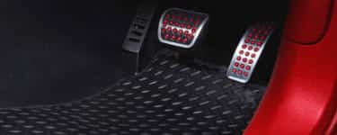 3mm rubber car mat in red car