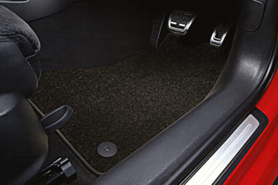 Prestige black car mats